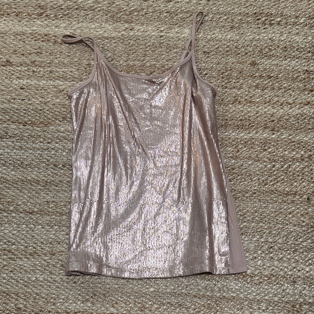 Torrid Metallic Pink Sequin Camisole